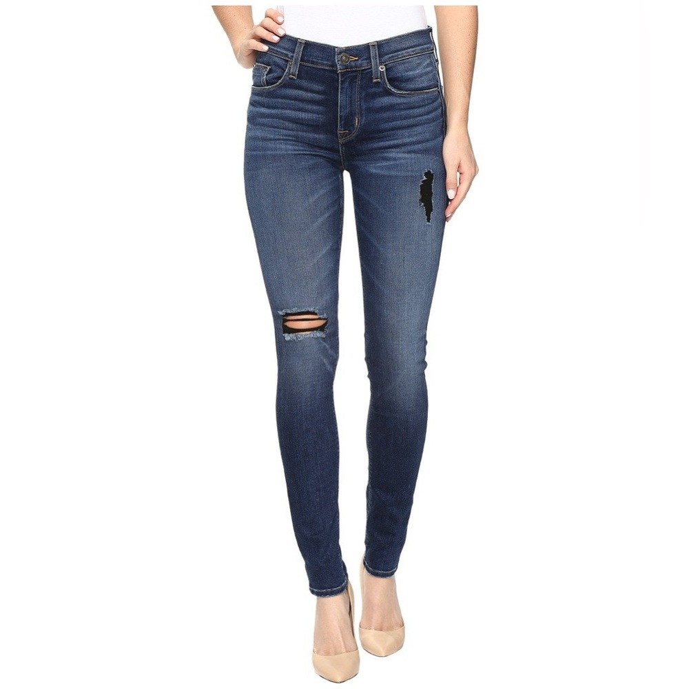 HUDSON Women's Nico Mid Rise, Super Skinny Jean 31